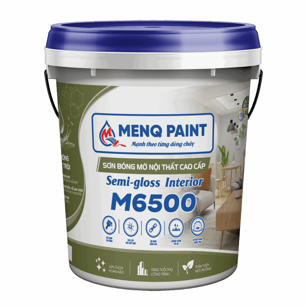Sơn bóng mờ nội thất cao cấp - 18L