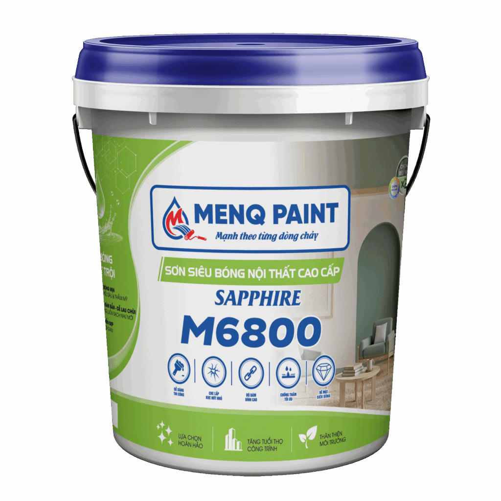 Sơn siêu bóng nội thất cao cấp - 18L